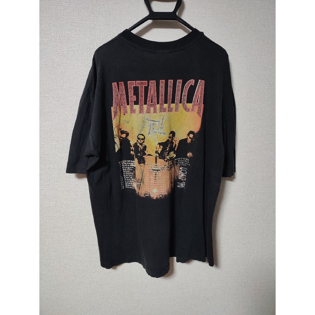 古着 90s METALLICA メンズのトップス(Tシャツ/カットソー(半袖/袖なし))の商品写真