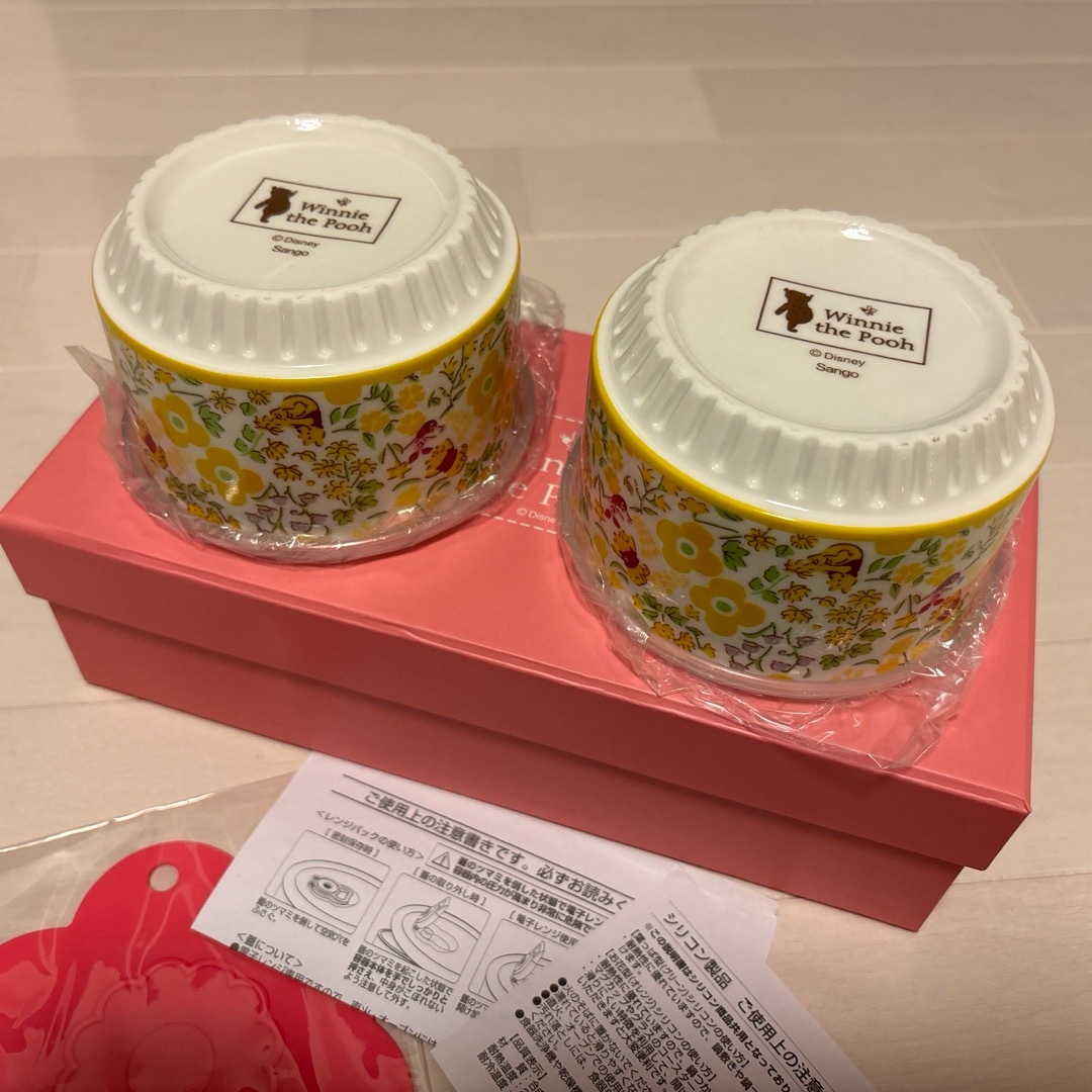 Disney レンジパック2点セット インテリア/住まい/日用品のキッチン/食器(食器)の商品写真