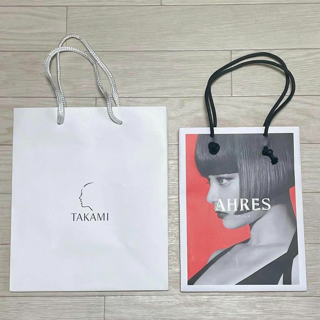 TAKAMI(タカミ)のTAKAMI & AHRES ブランド手提げ袋 4点セット レディースのバッグ(ショップ袋)の商品写真