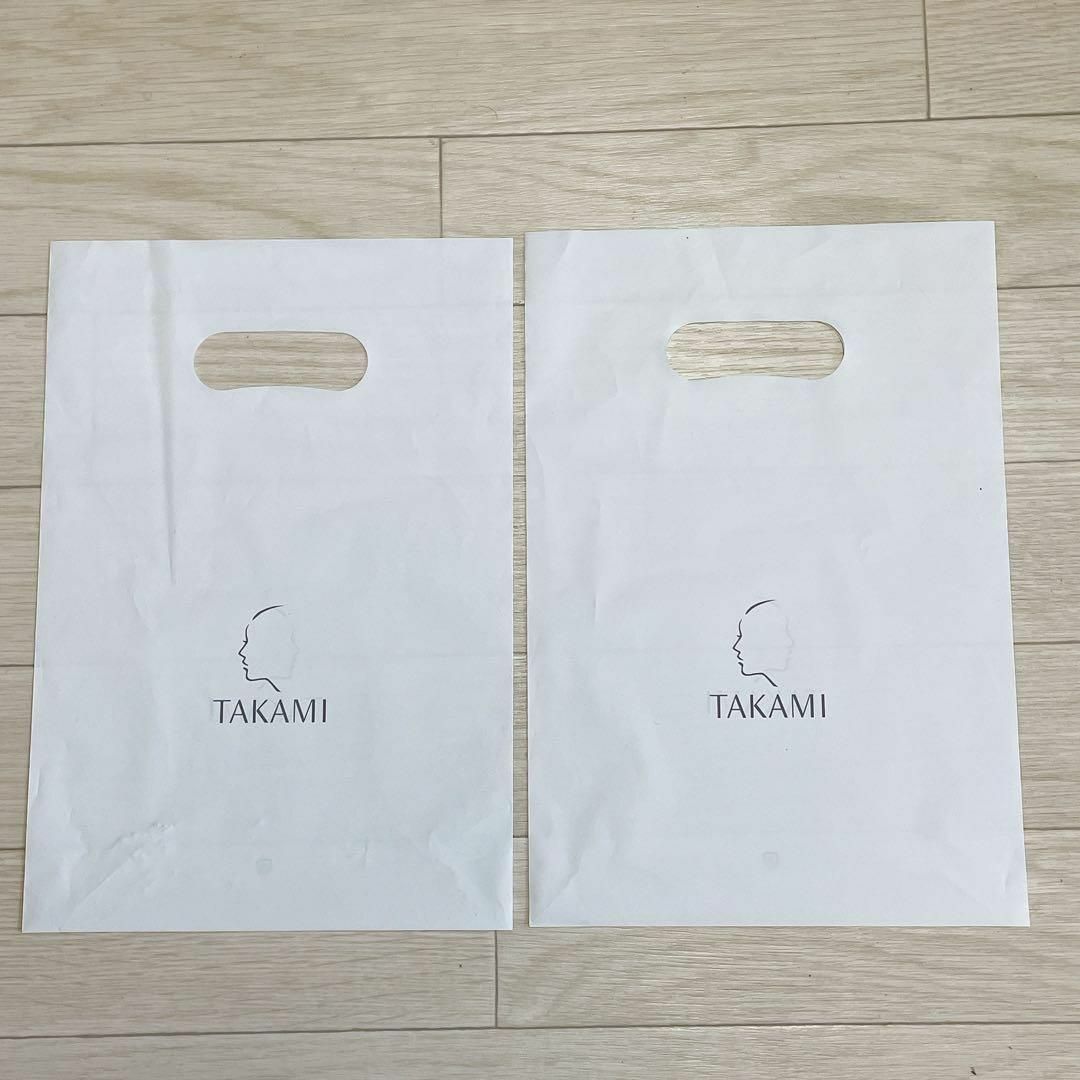 TAKAMI(タカミ)のTAKAMI & AHRES ブランド手提げ袋 4点セット レディースのバッグ(ショップ袋)の商品写真