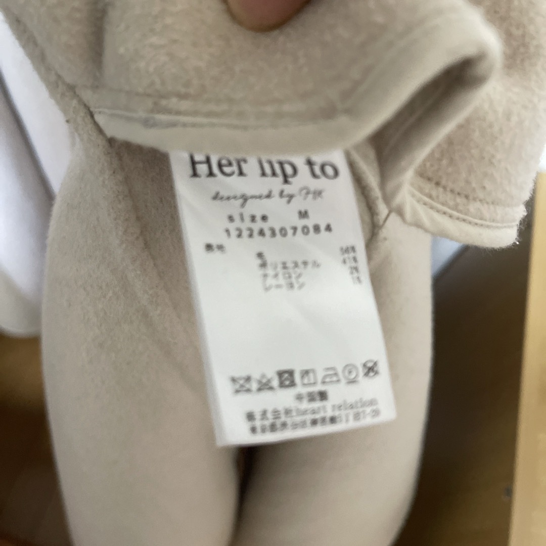 Her lip to(ハーリップトゥ)のherlipto Siena River Long Coat M レディースのジャケット/アウター(ロングコート)の商品写真