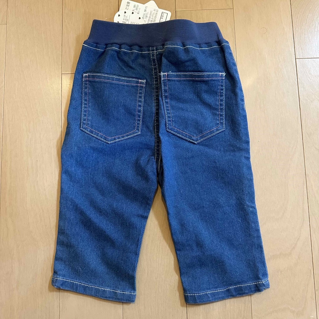 新品未使用　タグ付　キッズデニム　100cm キッズ/ベビー/マタニティのキッズ服男の子用(90cm~)(パンツ/スパッツ)の商品写真