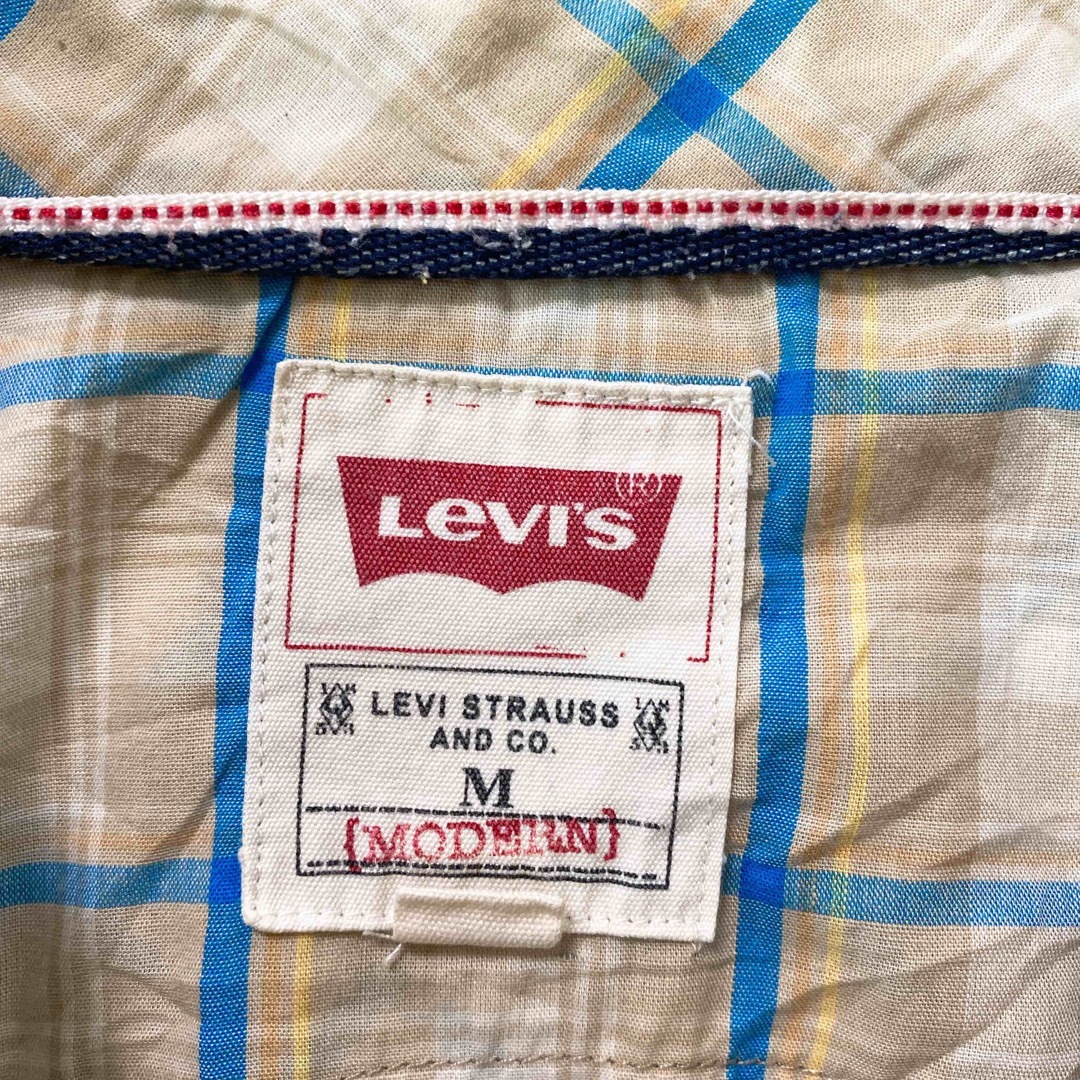 Levi's(リーバイス)のリーバイス　長袖シャツ　ワークシャツ　スナップボタン　チェック　男女兼用　M メンズのトップス(シャツ)の商品写真