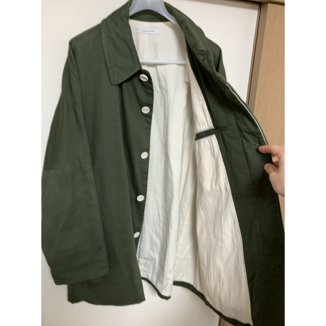 1LDK SELECT(ワンエルディーケーセレクト)の1LDK ステンカラーコート グリーン サイズ3 メンズのジャケット/アウター(ステンカラーコート)の商品写真