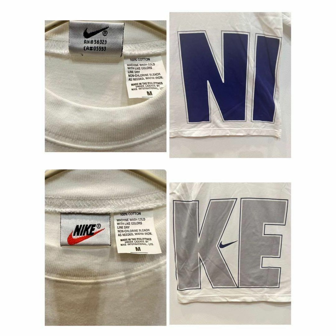 日本直販 NIKE ナイキ Tシャツ 半袖 ビックロゴ 白タグ 90s レトロ