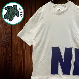 ナイキ(NIKE)のNIKE ナイキ Tシャツ 半袖 ビックロゴ 白タグ 90s レトロ 古着(Tシャツ/カットソー(半袖/袖なし))