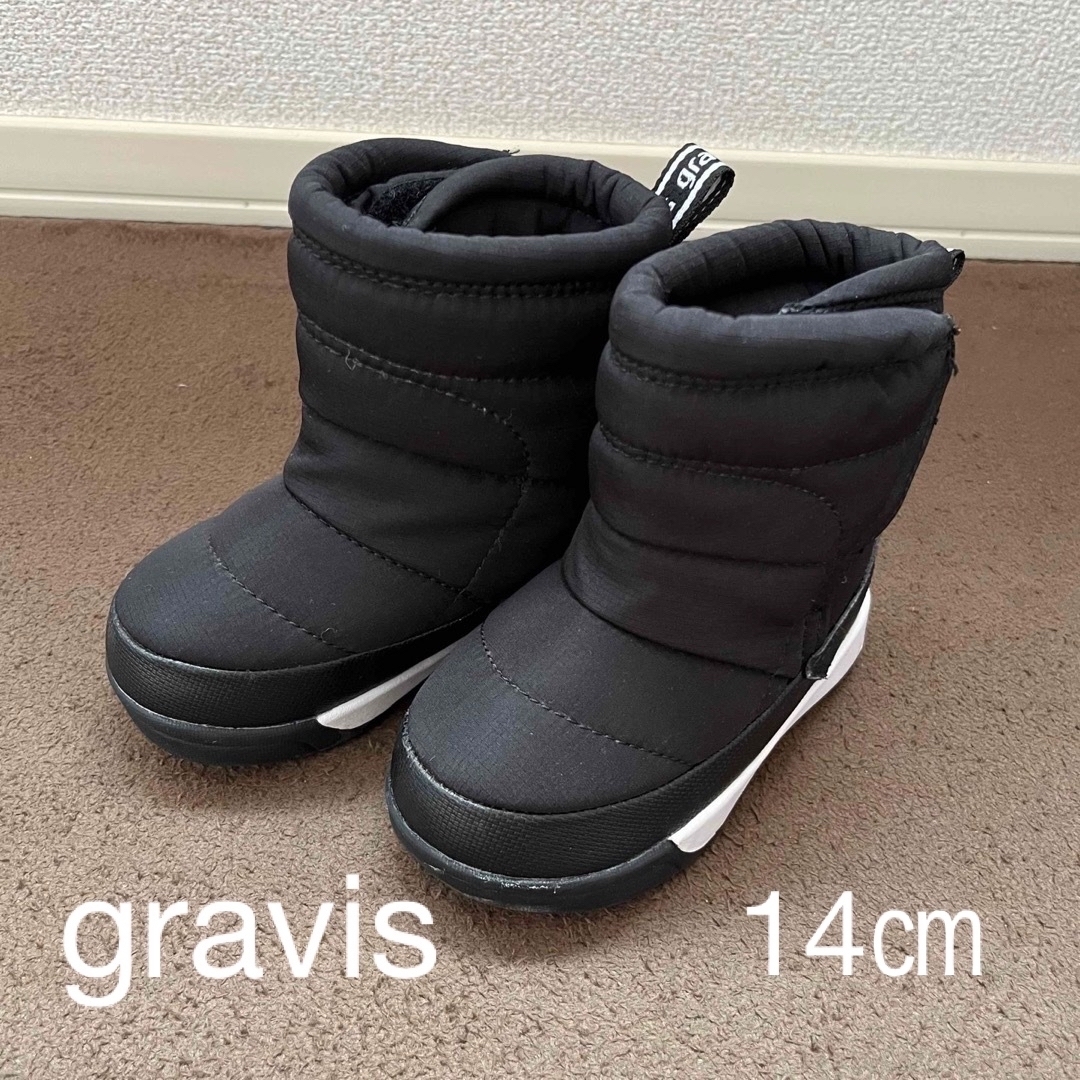 gravis(グラビス)のグラビス　スノーブーツ　14㎝ キッズ/ベビー/マタニティのベビー靴/シューズ(~14cm)(ブーツ)の商品写真