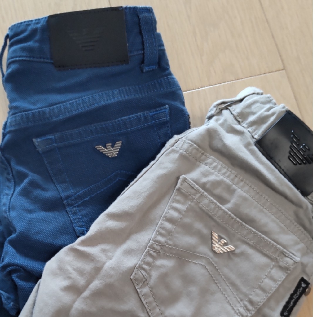 ARMANI JUNIOR(アルマーニ ジュニア)のARMANI　JUNIOR・EMPORIOARMANI　パンツ3点まとめ売り キッズ/ベビー/マタニティのキッズ服男の子用(90cm~)(パンツ/スパッツ)の商品写真