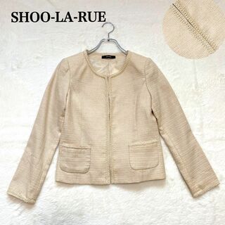 SHOO・LA・RUE - シューラルー ノーカラージャケット ベージュ　フォーマル　オケージョン