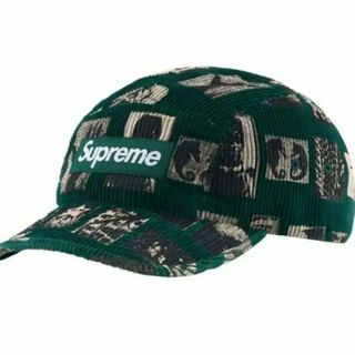 シュプリーム(Supreme)のSupreme Weirdo Dave Corduroy  グリーン キャップ(キャップ)