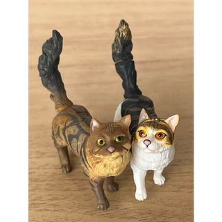 レトロ！猫の置物(2つ)(置物)