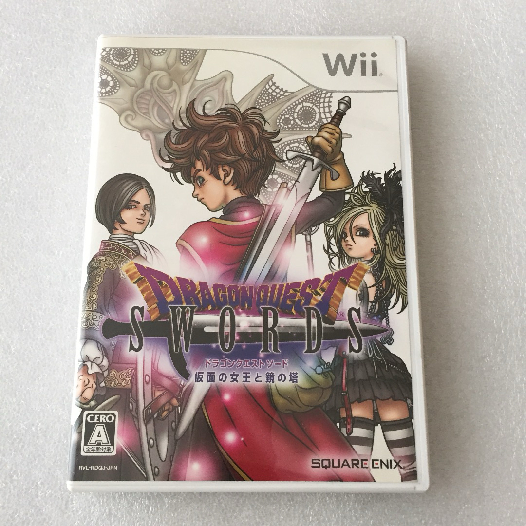 Wii(ウィー)のドラゴンクエストソード 仮面の女王と鏡の塔 エンタメ/ホビーのゲームソフト/ゲーム機本体(家庭用ゲームソフト)の商品写真