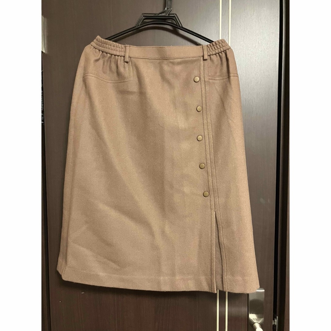 レディース　スカート　ウール秋冬　W81 レディースのスカート(ひざ丈スカート)の商品写真