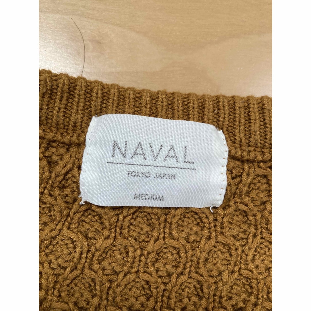 NAVAL(ナバル)のNAVAL セーター　ニット　茶色 メンズのトップス(ニット/セーター)の商品写真