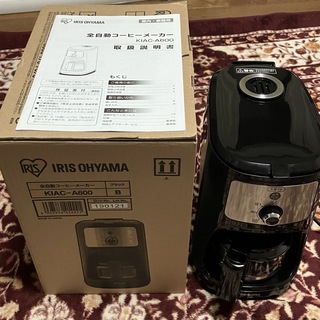 アイリスオーヤマ(アイリスオーヤマ)のアイリスオーヤマ 全自動コーヒーメーカー　KIAC-A600(コーヒーメーカー)