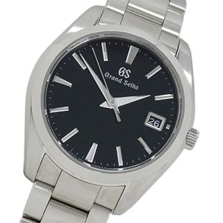 グランドセイコー(Grand Seiko)のグランドセイコー GRAND SEIKO GS ヘリテージ 9F82-0AF0 SBGV225 時計 メンズ ブランド デイト クオーツ QZ ステンレス SS シルバー ブラック  【中古】(腕時計(アナログ))