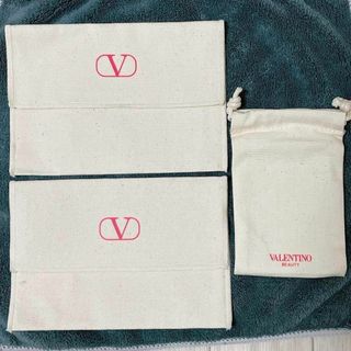 ヴァレンティノ(VALENTINO)のVALENTINO 布製ポーチ&巾着袋 3点セット(ポーチ)