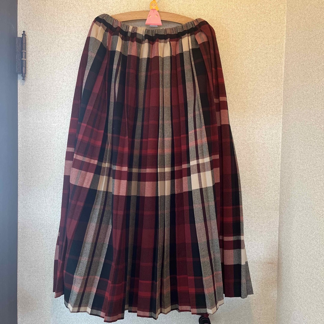 SM2(サマンサモスモス)のSamansa Mos2 チェックプリーツスカート レディースのスカート(ロングスカート)の商品写真