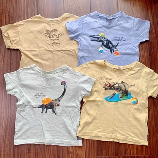 ブリーズ(BREEZE)のbreeze＊恐竜Tシャツ 110 ４枚セット(Tシャツ/カットソー)