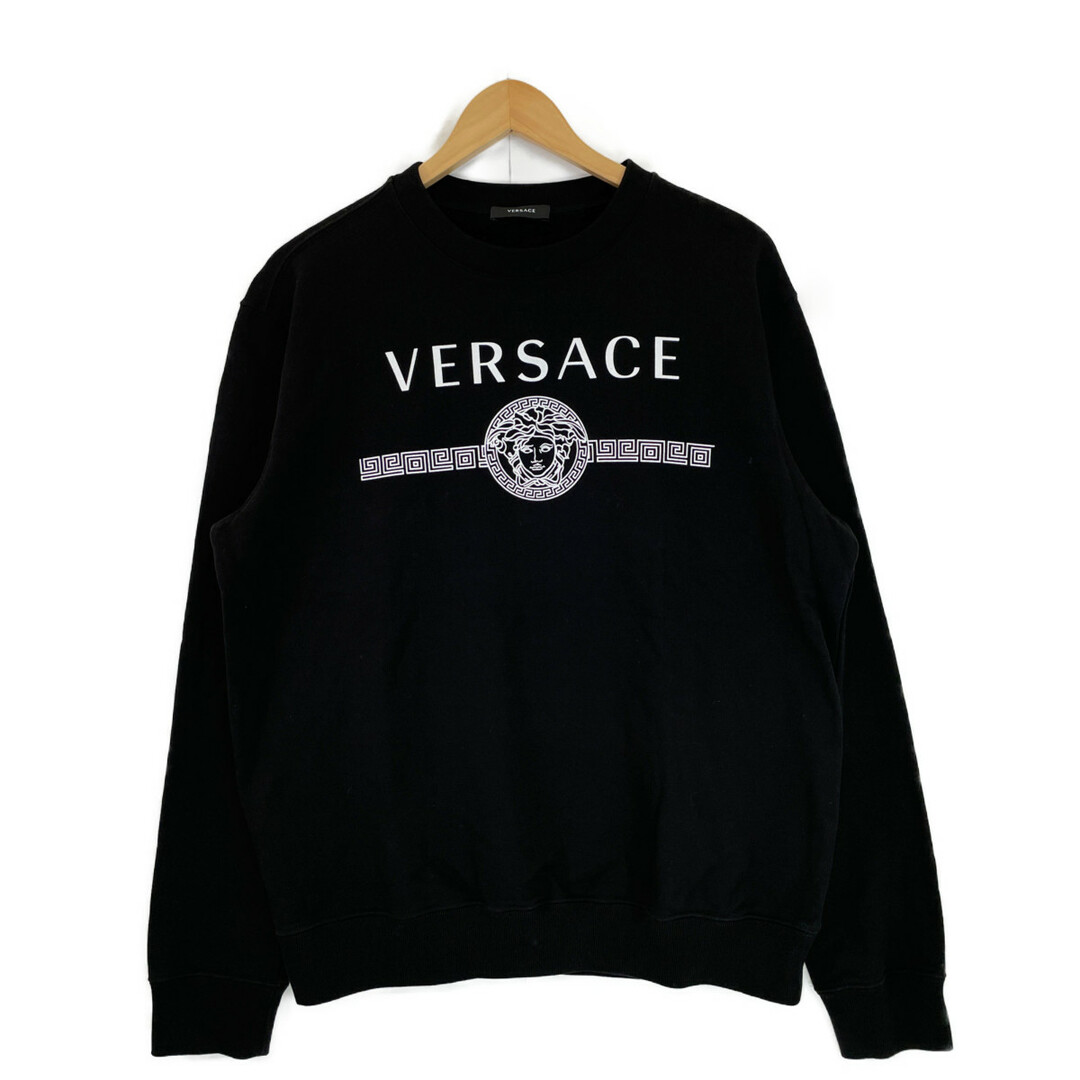 VERSACE(ヴェルサーチ)のヴェルサーチ 1008279 メデューサ×ブラック スウェットトレーナ― L メンズのトップス(その他)の商品写真