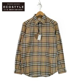 バーバリー(BURBERRY)のバーバリー ベージュ 8055492 チェック コットン長袖シャツ XS(その他)