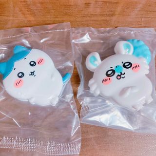 チイカワ(ちいかわ)のちいかわ　はさむんです。でらっくす　ハチワレ　モモンガ　ガチャガチャ　クリップ(キャラクターグッズ)