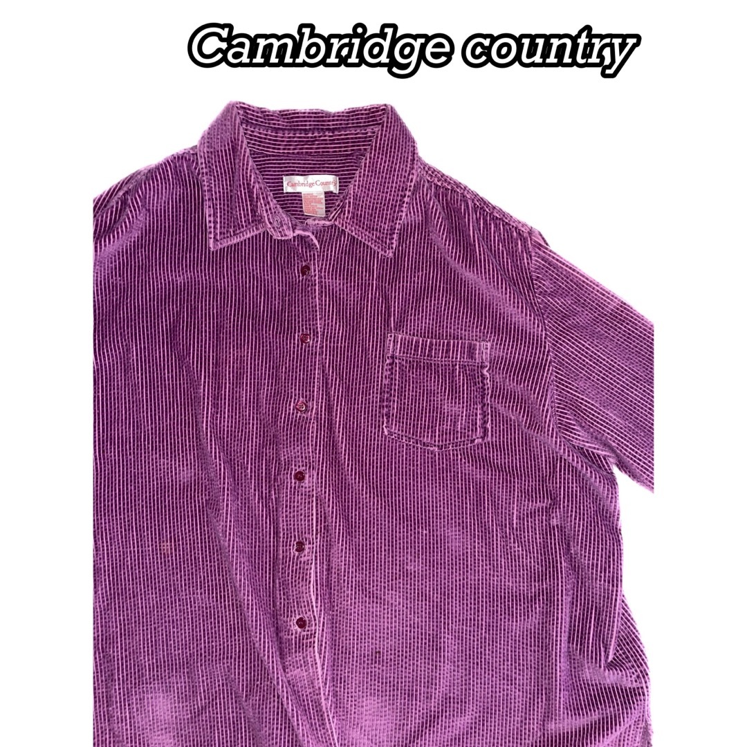 【古着】Cambridge country シャツ レディースのトップス(シャツ/ブラウス(長袖/七分))の商品写真