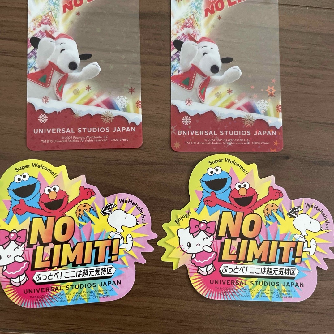 USJ ユニバ　NO LIMIT シール エンタメ/ホビーのおもちゃ/ぬいぐるみ(キャラクターグッズ)の商品写真