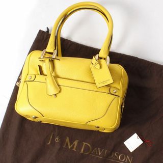 ジェイアンドエムデヴィッドソン(J&M DAVIDSON)の新品 J&M DAVIDSON MINI MIA イエロー ボストンバッグ(ボストンバッグ)