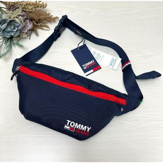 トミーヒルフィガー(TOMMY HILFIGER)の【新品未使用】トミージーンズ ショルダーバッグ ネイビー ウエストバッグ(ウエストポーチ)