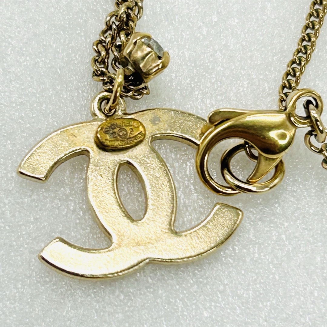 希少 CHANEL シャネル ネックレス ココマーク ゴールド 刻印あり 希少 CHANEL シャネル ネックレス ココマーク ゴールド 刻印あり
