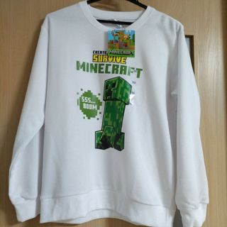 マインクラフト(Minecraft)の新品マインクラフトクリーパートレーナー160(Tシャツ/カットソー)