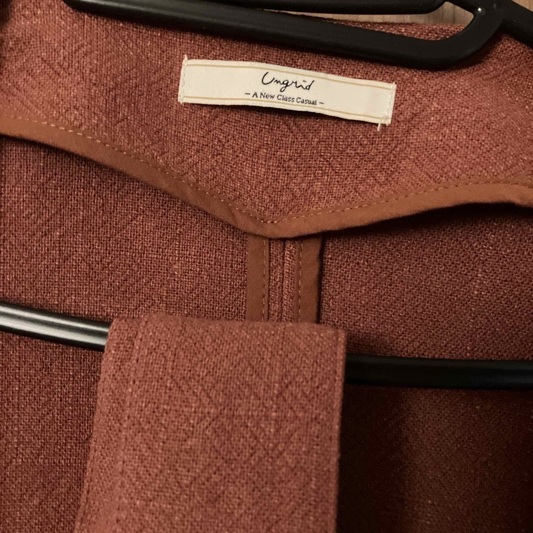 Ungrid(アングリッド)のungrid リネン混ショートガウン レディースのジャケット/アウター(スプリングコート)の商品写真