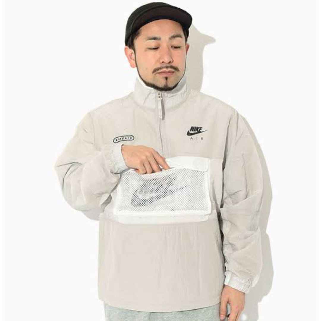 NIKE(ナイキ)のナイキ ナイロン ジャケット NSW NIKE AIR ハーフジップ裏メッシュ メンズのジャケット/アウター(ナイロンジャケット)の商品写真