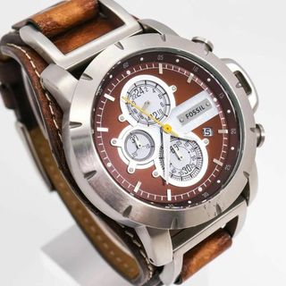 フォッシル(FOSSIL)の《一点物》FOSSIL 腕時計 トレンド クロノグラフ ブラウン JR1157(腕時計(アナログ))