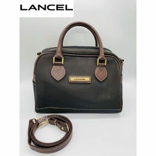 ランセル(LANCEL)の【LANCEL】ランセル 2wayショルダーバッグ ハンドバッグ 金ロゴ(ショルダーバッグ)