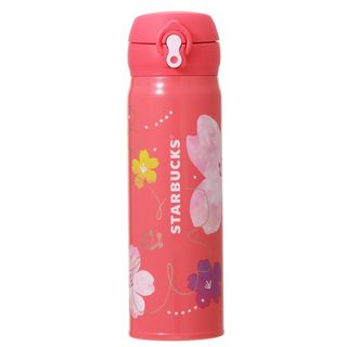 スターバックス(Starbucks)のSAKURA2024ハンディーステンレスボトルビビッドピンク500ml(タンブラー)