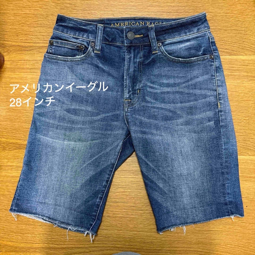 American Eagle(アメリカンイーグル)のアメリカンイーグル 28インチ デニム ショートパンツ ショーパン メンズのパンツ(デニム/ジーンズ)の商品写真