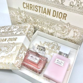 クリスチャンディオール Christian Dior ミスディオール 香水 パフューム パルファン ボディミルク クリスマスコフレ 2023 未使用【中古】