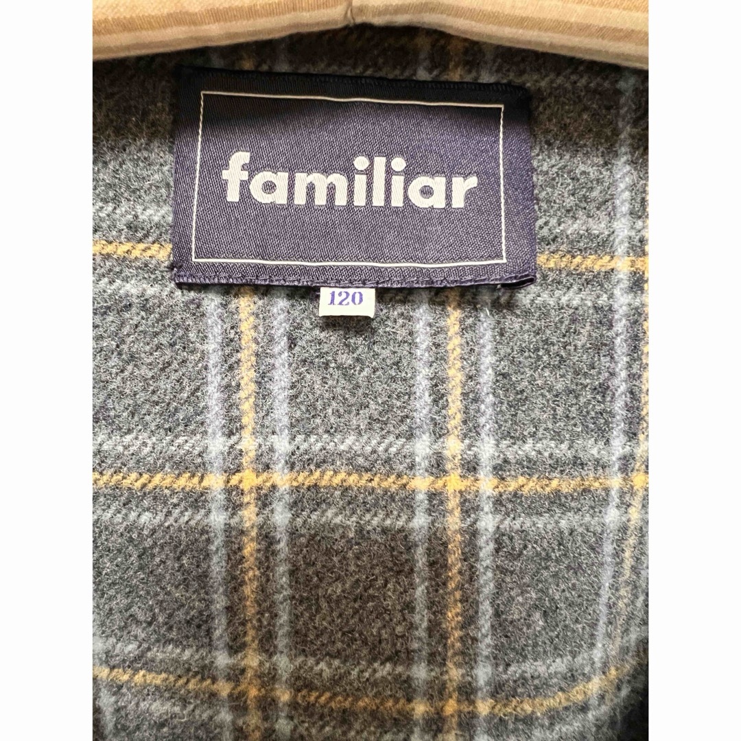 familiar(ファミリア)のfamiliar 120 コート キッズ/ベビー/マタニティのキッズ服女の子用(90cm~)(コート)の商品写真