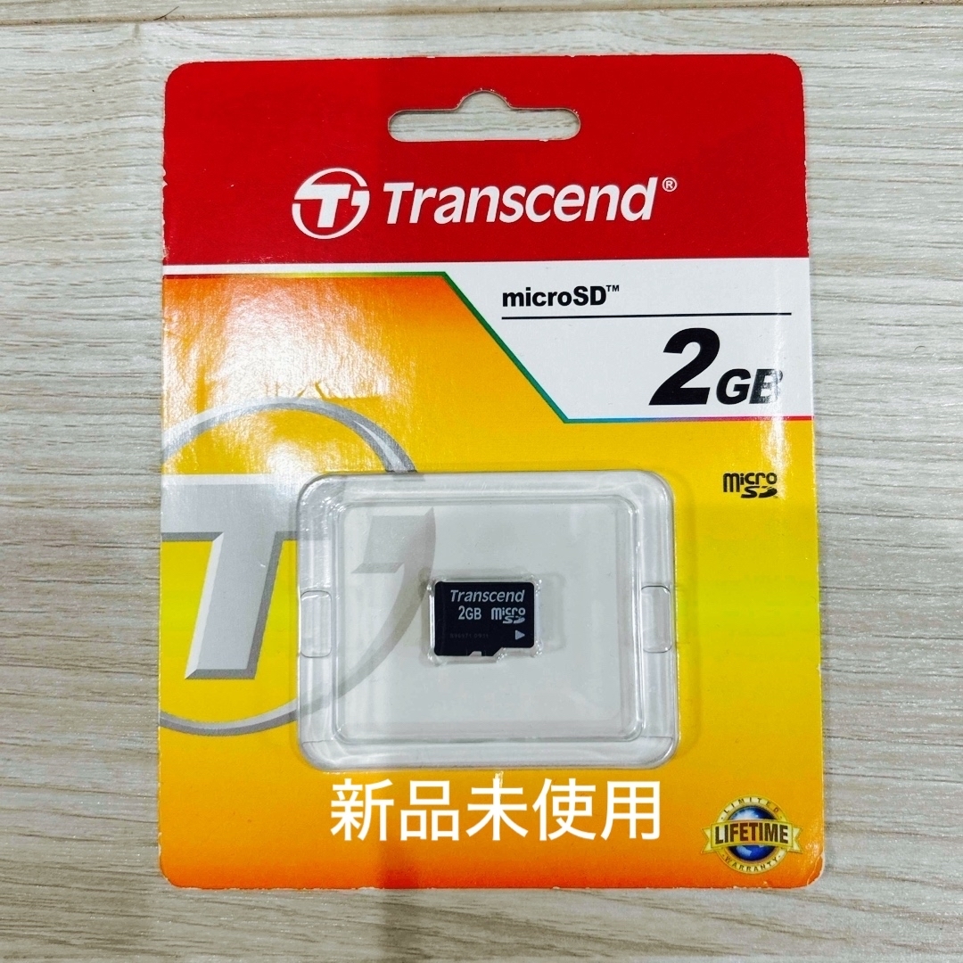 Transcend(トランセンド)のTranscend microSDカード TS2GUSDC 2GB スマホ/家電/カメラのカメラ(その他)の商品写真