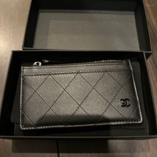 CHANEL - CHANEL オールブラック財布の通販 by みう's shop|シャネル CHANEL - CHANEL オールブラック財布の通販 by みう's shop|シャネル