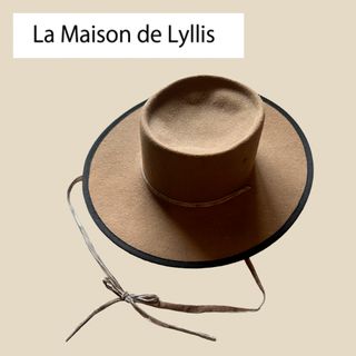 ラメゾンドリリス(La Maison de Lyllis)の未使用★La Maison de Lyllis メゾンドリリス　ポークパイハット(ハット)