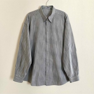 ジャンニヴェルサーチ(Gianni Versace)の80s 90s GIANNI VERSACE Strip Shirts Gray(シャツ)