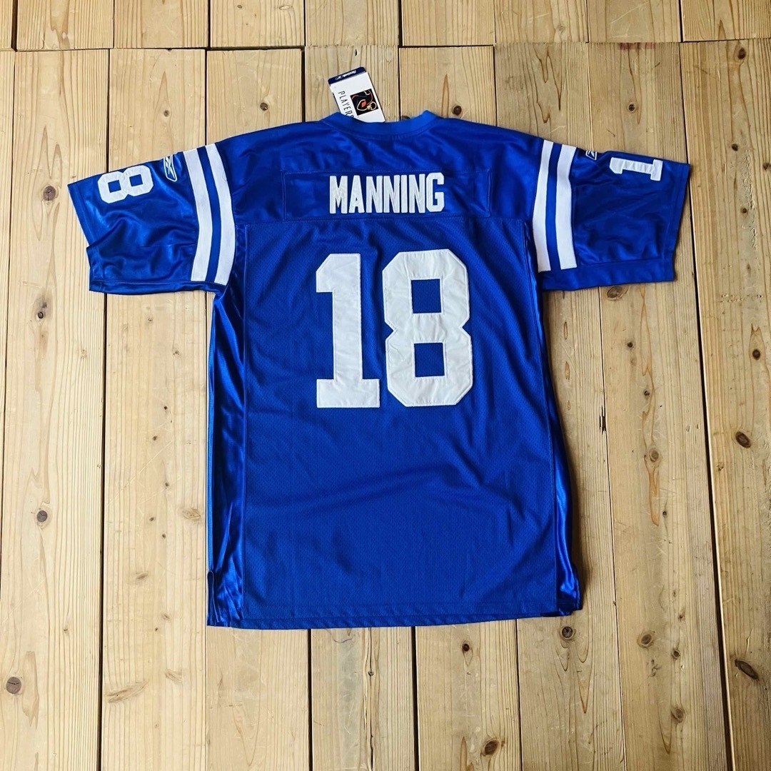 Reebok(リーボック)のNFL MANNING コルツ　ユニフォーム　Reebok デッドストック スポーツ/アウトドアのスポーツ/アウトドア その他(アメリカンフットボール)の商品写真