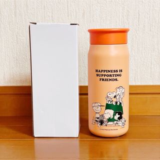 スターバックスコーヒー(Starbucks Coffee)のスタバ スヌーピーコラボ ボトル タンブラー オレンジ◆PEANUTS(タンブラー)