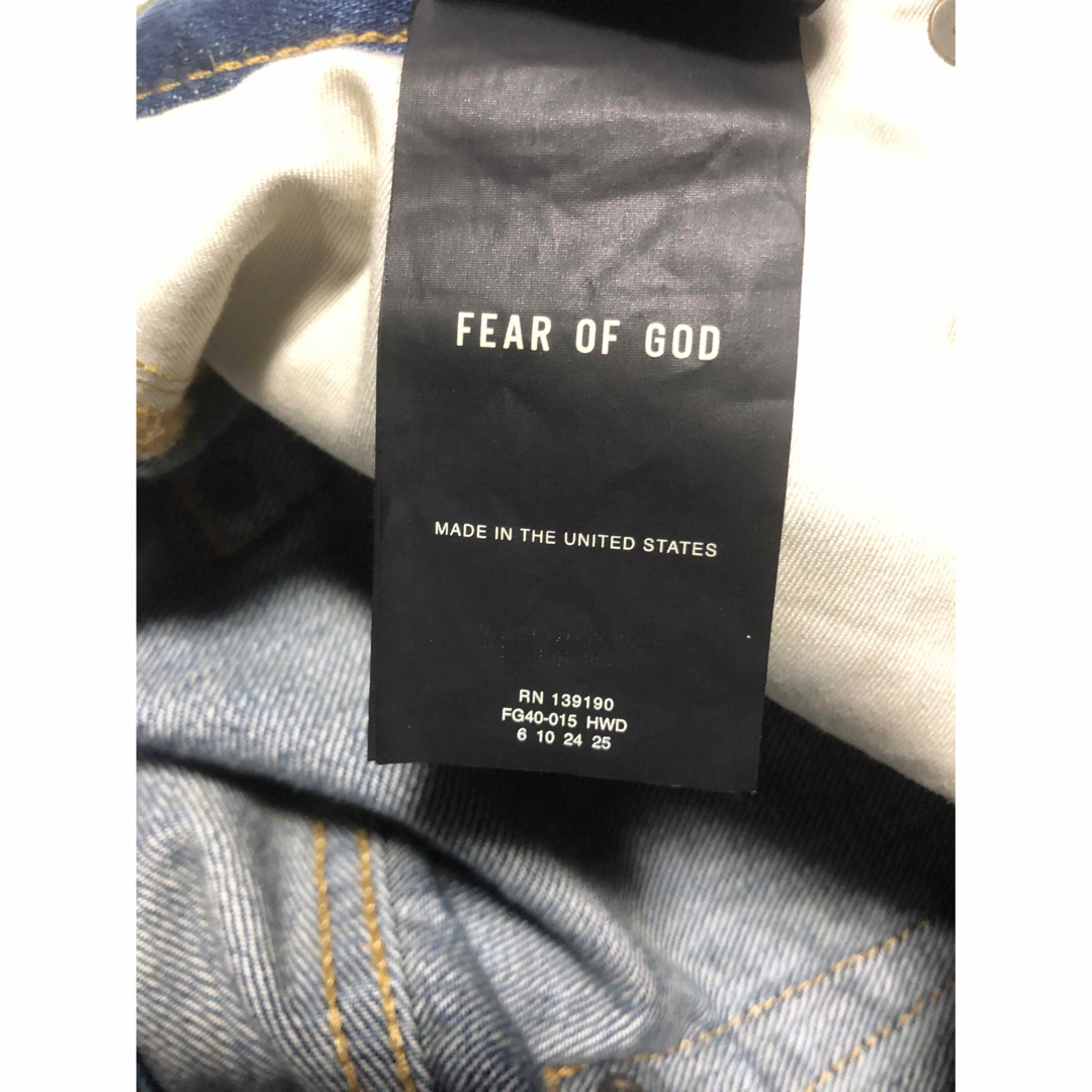 FEAR OF GOD(フィアオブゴッド)の10日まで" 未使用　fear of god 7th ビンテージデニム メンズのパンツ(デニム/ジーンズ)の商品写真