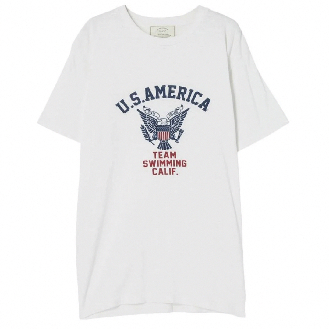 Ungrid(アングリッド)のアングリッド　U.S.AMERICAプリントTシャツ　ホワイト レディースのトップス(Tシャツ(半袖/袖なし))の商品写真