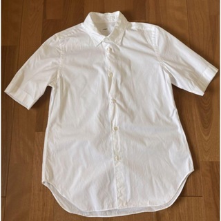ユナイテッドアローズ(UNITED ARROWS)のLOEFF 半袖　ホワイト　シャツ(シャツ/ブラウス(半袖/袖なし))