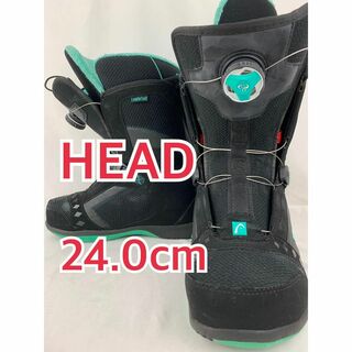 ヘッド(HEAD)のHEAD ヘッド スノーボードブーツ　ブーツ　24cm BOA ボア　スノボ(ブーツ)